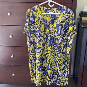 H&M Patterned Kaftan Cover Up